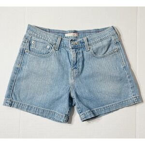 Levi's 515 Shorts Women's 8 Blue Med Wash Denim Cowgirl Western Vacation